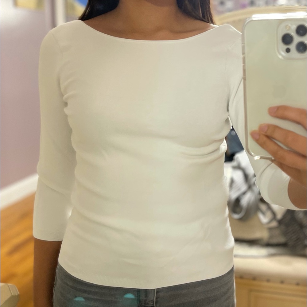 Fancy tight top with open back